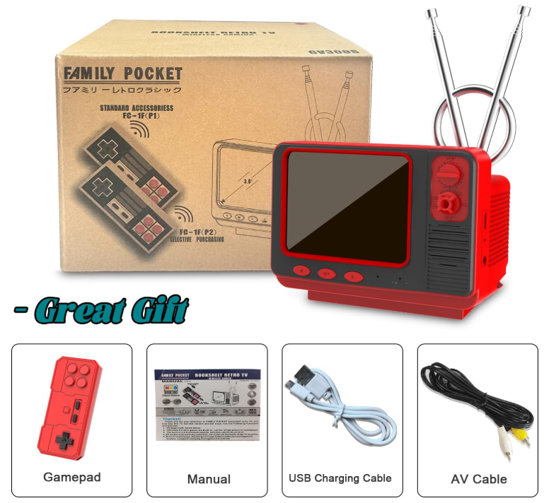 Nostaria Retro Game Console